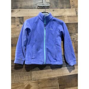 Columbia - Purple - Fleece Zip Up Jacket- Kids Size Medium
